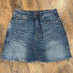 Abercrombie & Fitch A-Line Denim Skirt